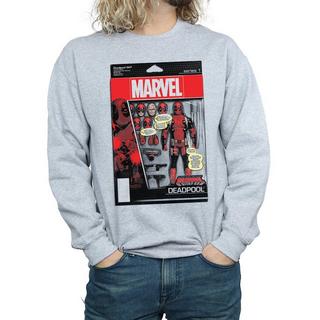 MARVEL  Deadpool Action Figure Sweatshirt 