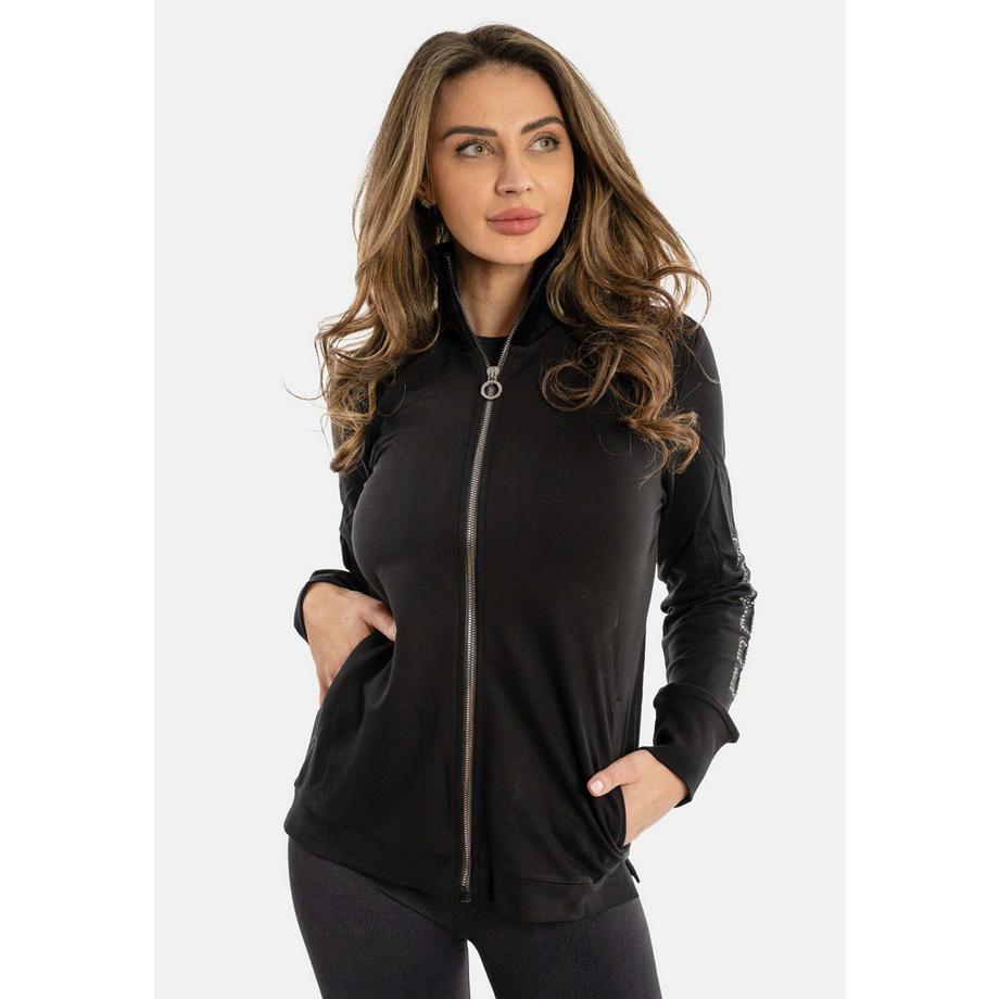 FREDDY Giacca Felpa Zip Intera Collo Alto  