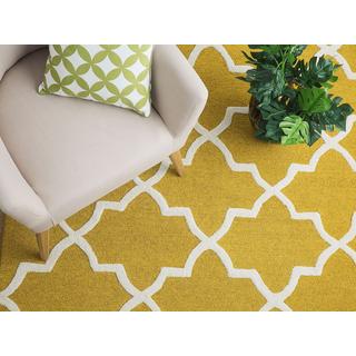 Beliani Tapis en Laine Moderne SILVAN  