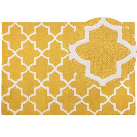 Beliani Tapis en Laine Moderne SILVAN  