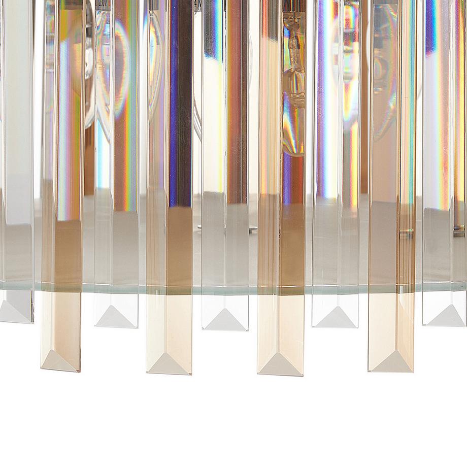 Beliani Lustre en Verre  LAMEIRA  