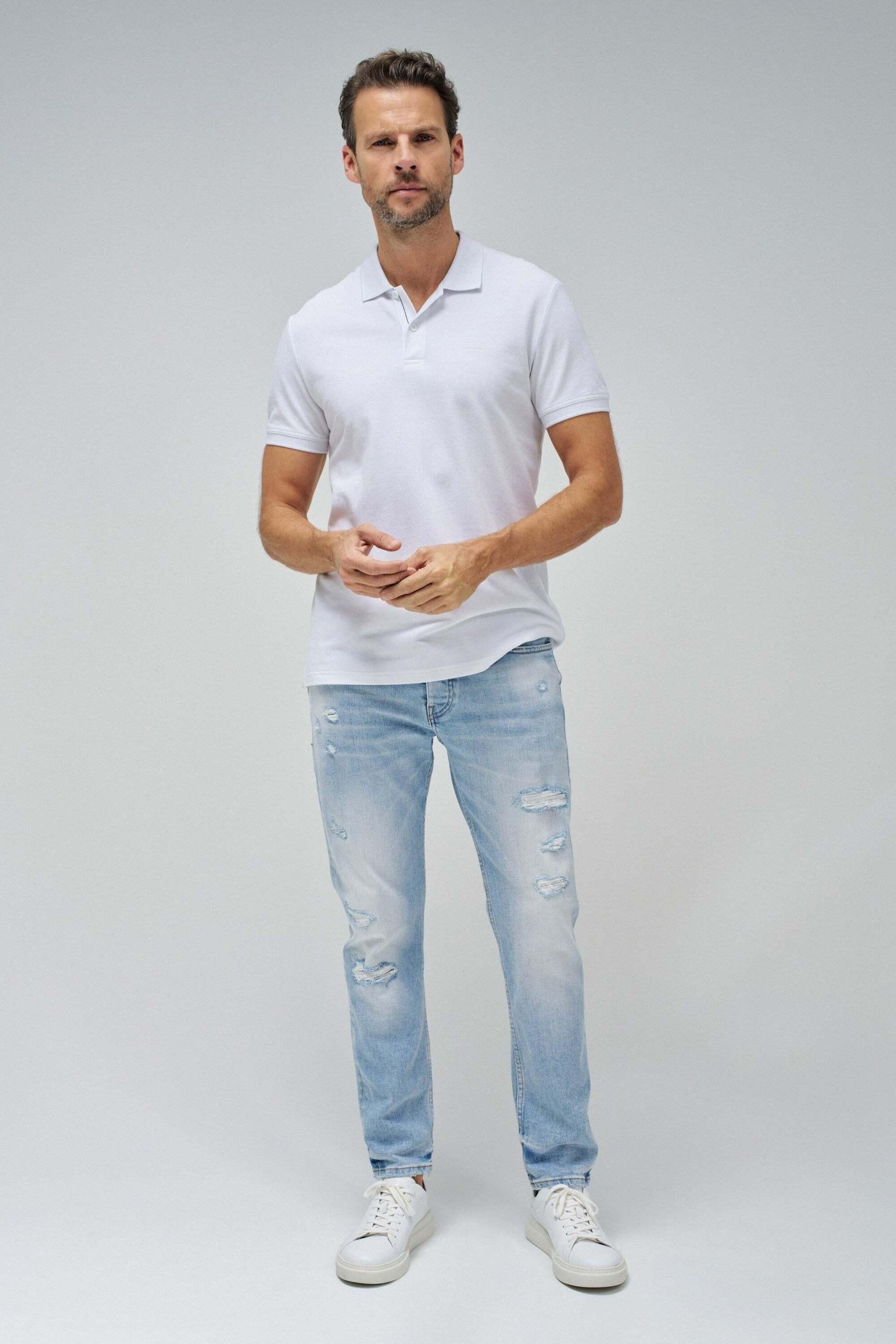 Salsa Slim Destroyed Jeans  