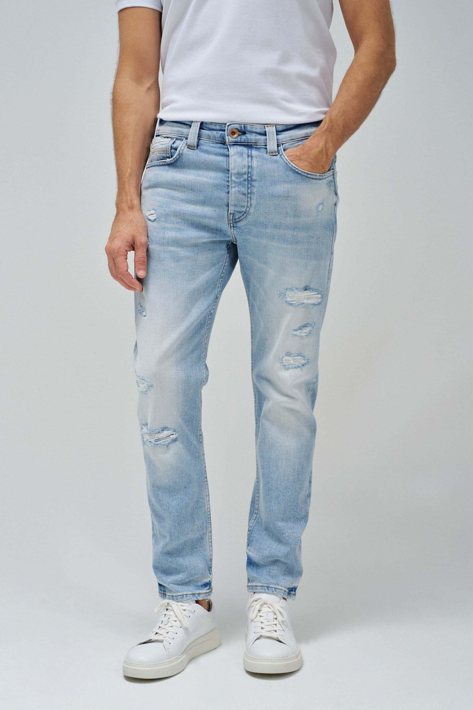 Salsa Slim Destroyed Jeans  
