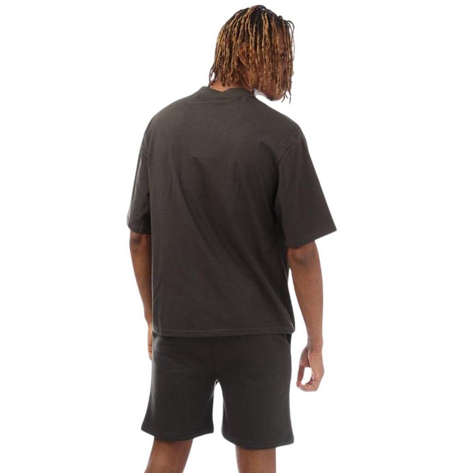 hype T-Shirt Oversize avec Logo Brodé  