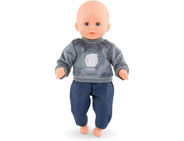 Corolle  Mon Premier Poupon 30cm Pullover / Bär / für alle 30cm Babypuppen / Für Kinder ab 18 Monaten geeignet 