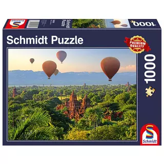 Schmidt  Puzzle Heissluftballons Mandalay, Myanmar (1000Teile) 