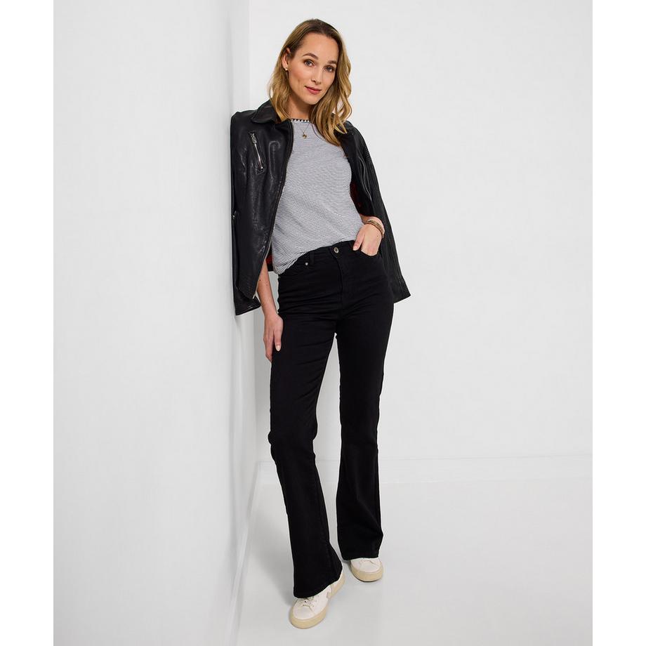 Joe Browns Gestreiftes Jersey T-Shirt Rundhalsausschnitt  