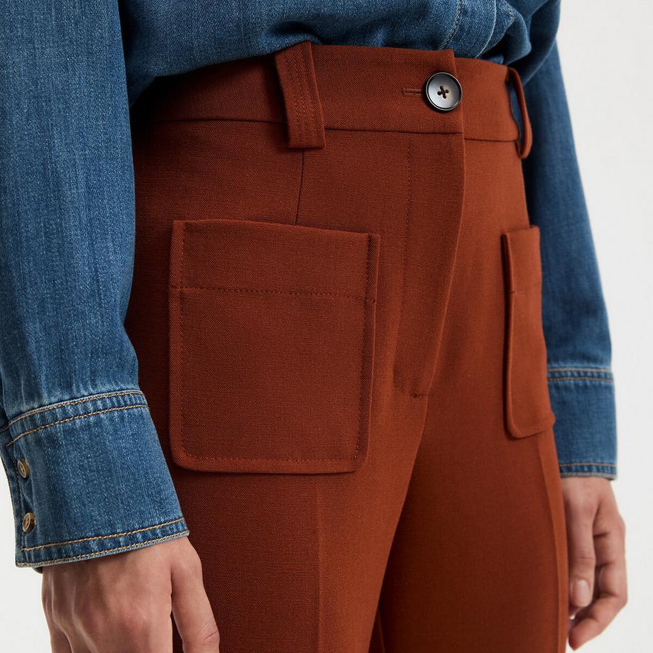 La Redoute Collections Pantalon flare Signature  