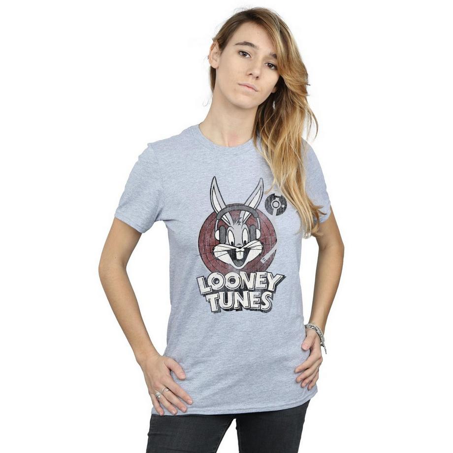 LOONEY TUNES Bugs Bunny DJ Logo T-Shirt  