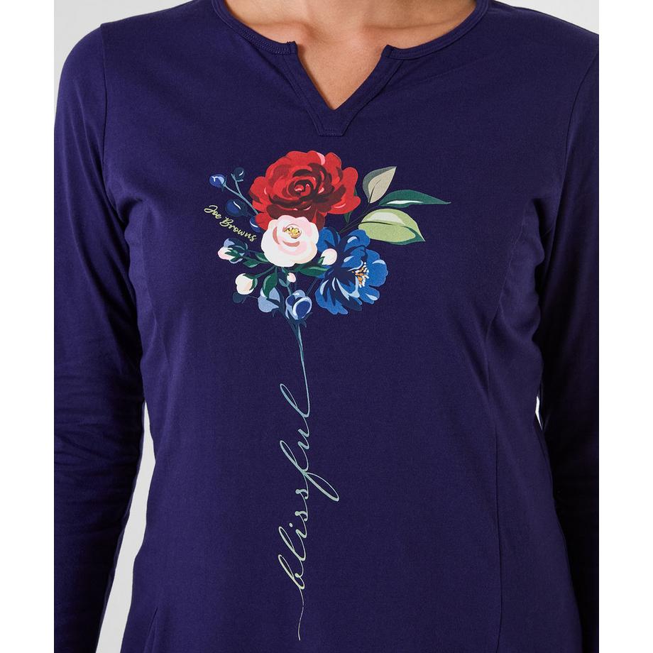 Joe Browns Tunika mit Stielblumen-Print  