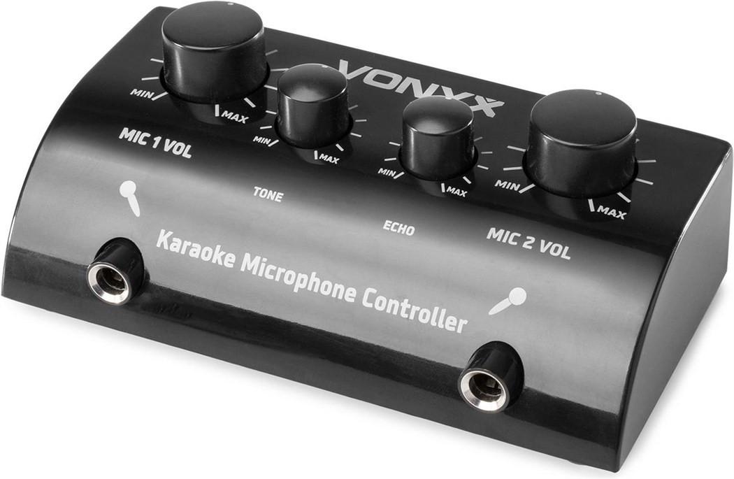 Vonyx  AV430B Karaoke Mikrofon-Controller, schwarz 