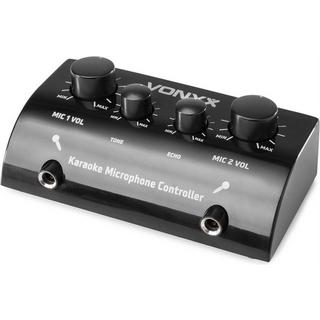 Vonyx  AV430B Karaoke Mikrofon-Controller, schwarz 