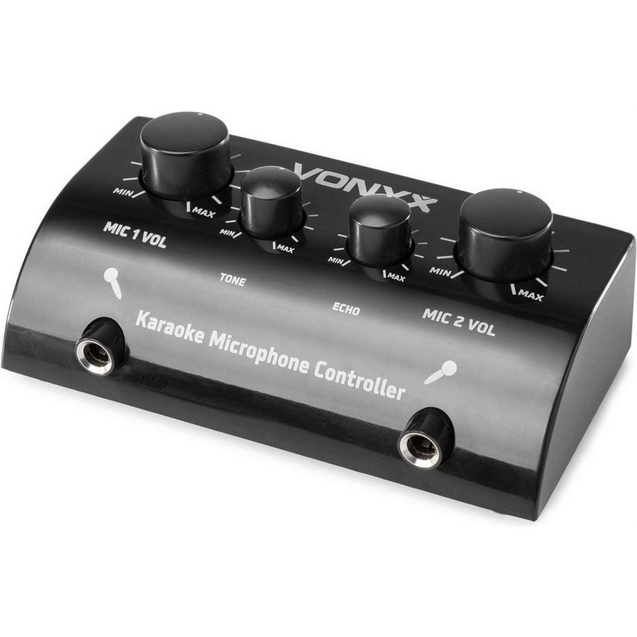 Vonyx  AV430B Karaoke Mikrofon-Controller, schwarz 
