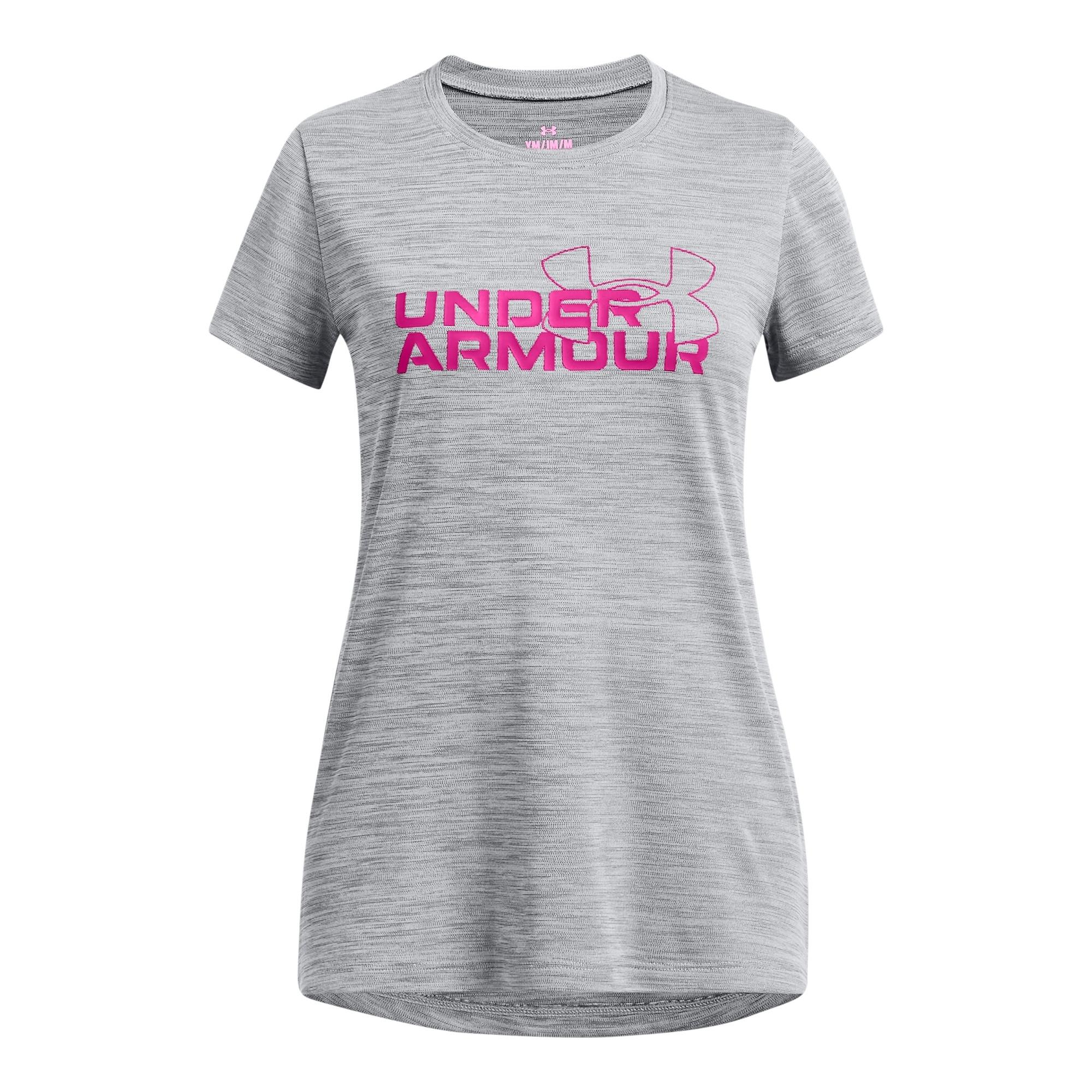 UNDER ARMOUR  t-shirt fille tech™ twist wordmark 