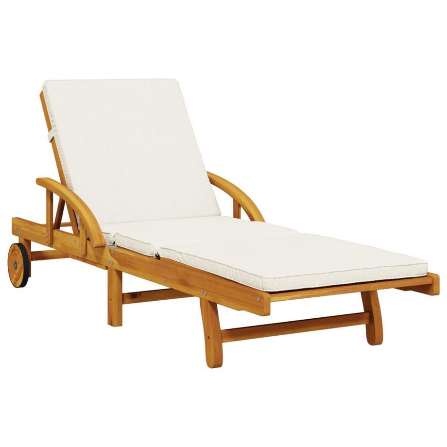 VidaXL Chaise longue bois d'acacia  