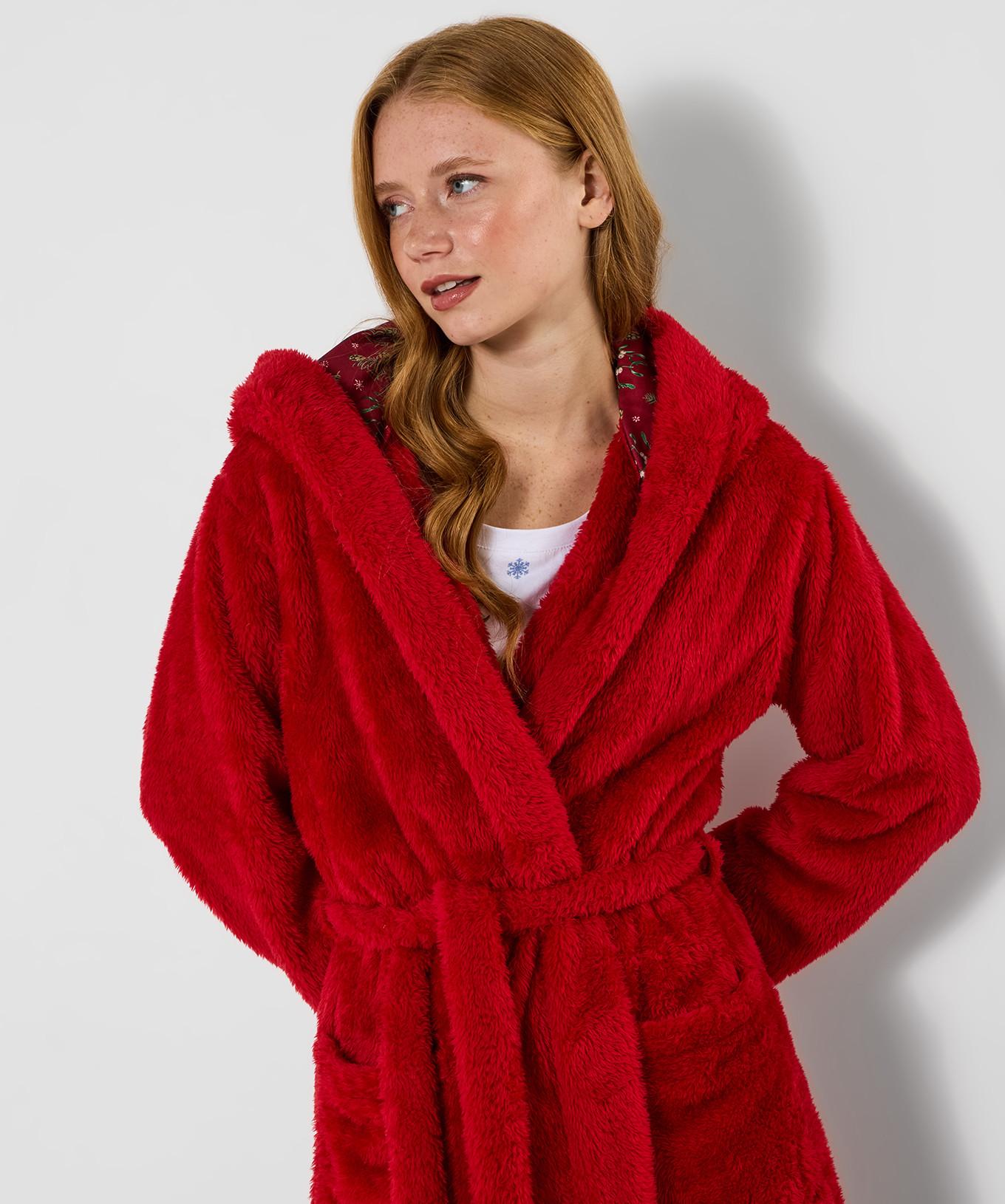 Joe Browns Festlicher weicher Fleece Morgenmantel  