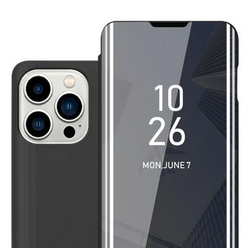 Hülle für Apple iPhone 14 PRO MAX Spiegel Standfunktion 360 Grad Schutz