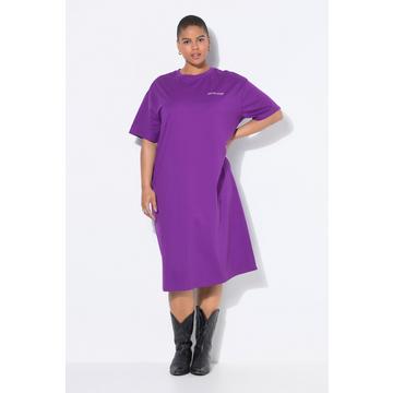 T-Shirt-Midikleid, oversized, großer Rückenprint