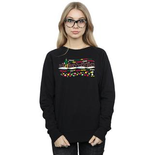 Elf Candy Cane Forest Sweatshirt  