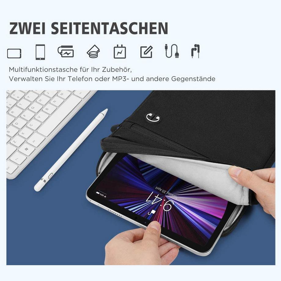 Only-bags.store Custodia per tablet con tracolla regolabile  