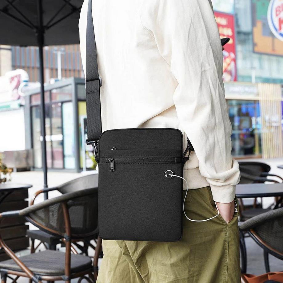 Only-bags.store Custodia per tablet con tracolla regolabile  