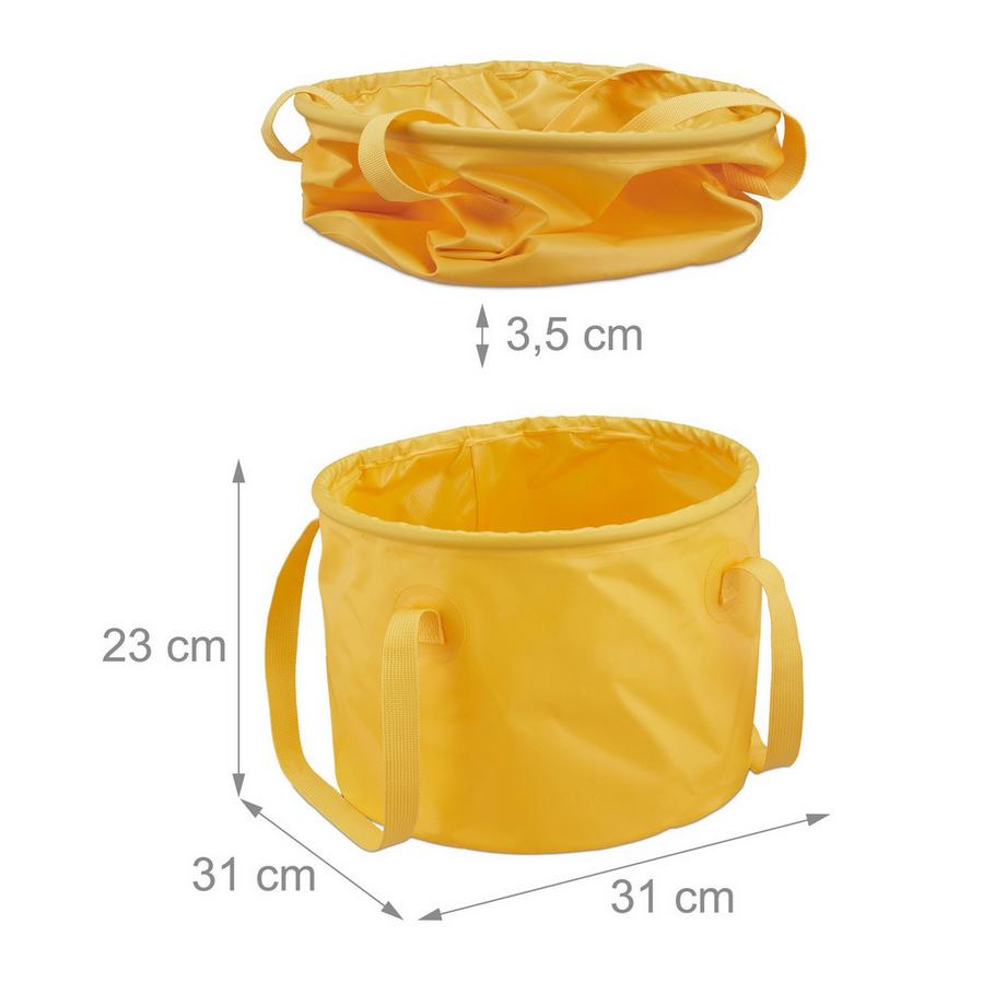 B2X  Seau pliable pour camping 15 litres 