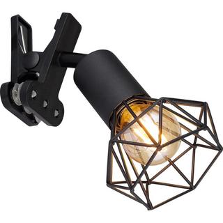 mutoni Spot à pince Xara I métal noir mat 1xE14  