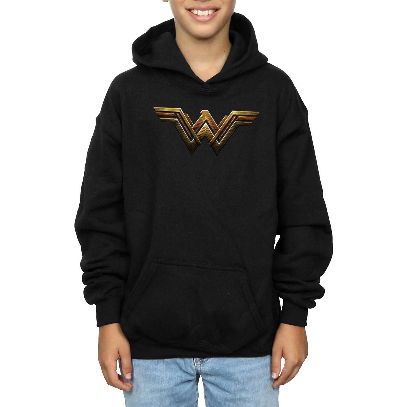 DC COMICS  Justice League Movie Wonder Woman Emblem Kapuzenpullover 