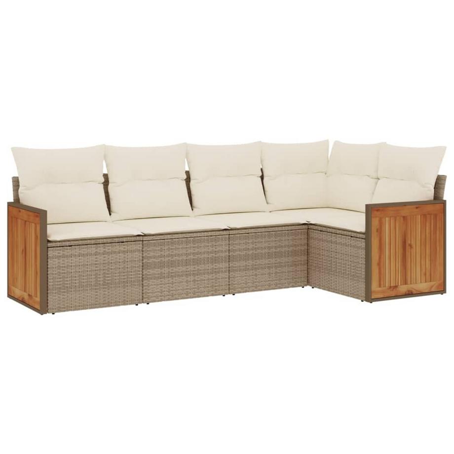 set divano da giardino Polirattan
