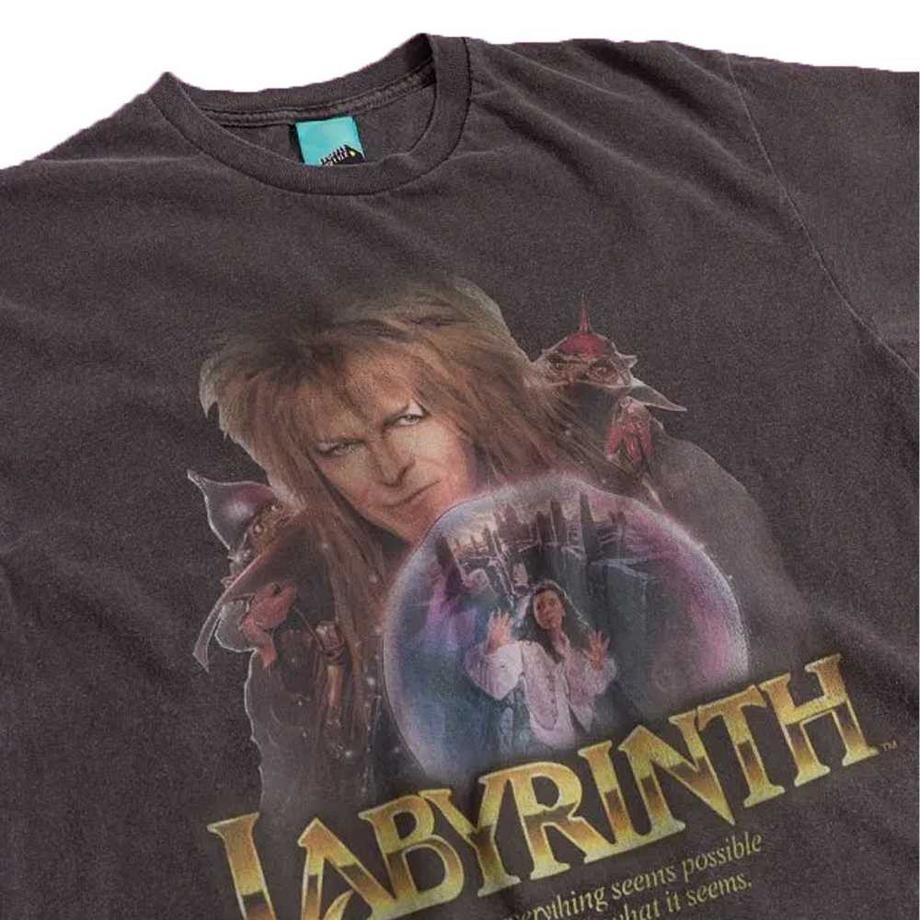 Labyrinth T-Shirt Stampa Grafica  