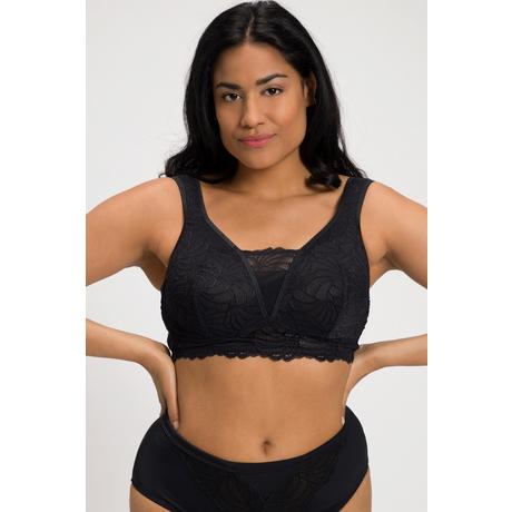 Ulla Popken  Bralette, Spitze, ohne Bügel, Cup B - F 