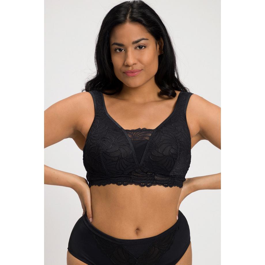 Ulla Popken Bralette en dentelle sans armatures  