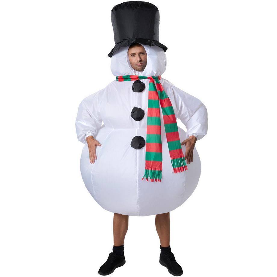 Tectake  Costume de bonhomme de neige gonflable 