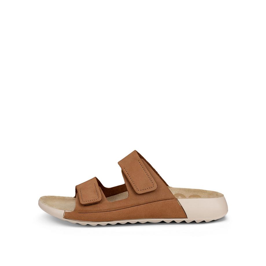 Ciabatte in nubuck con due fasce cozmo