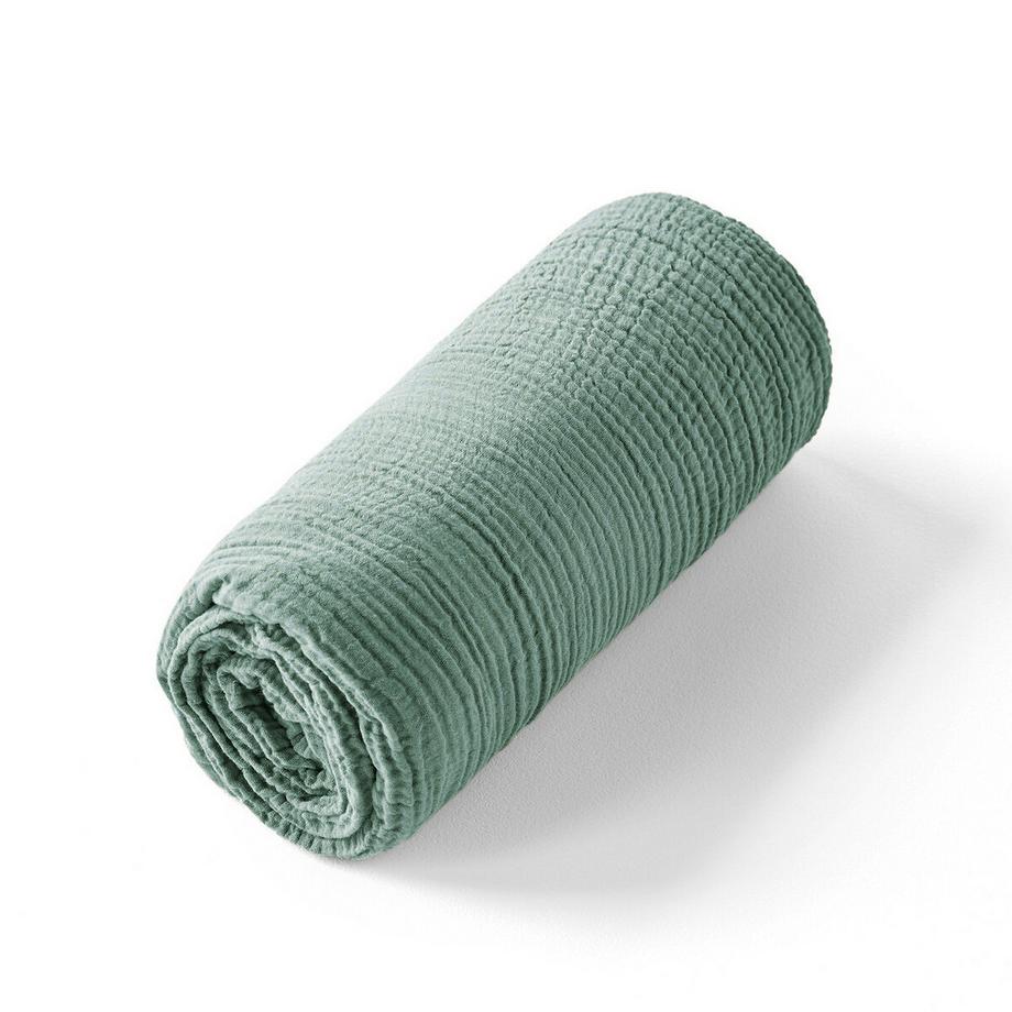 Drap-housse enfant gaze de coton bio