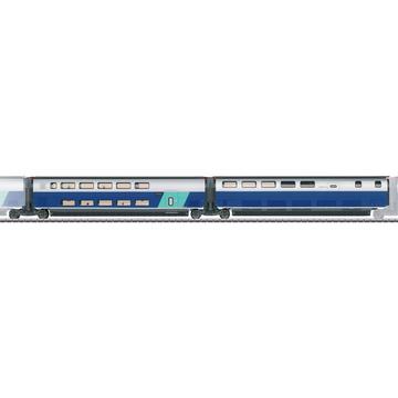 Märklin SET de 2 wagons supplémentaires 3 pour TGV Euroduplex de la SNCF