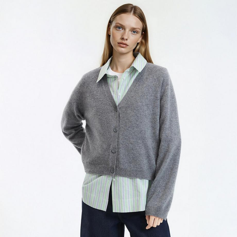 La Redoute Collections Cardigan in maglia fine cashmere  