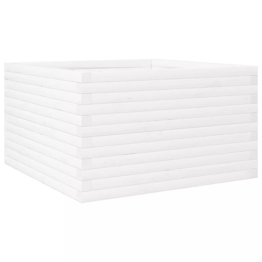 VidaXL - Jardinière bois de pin, One Size, Blanc