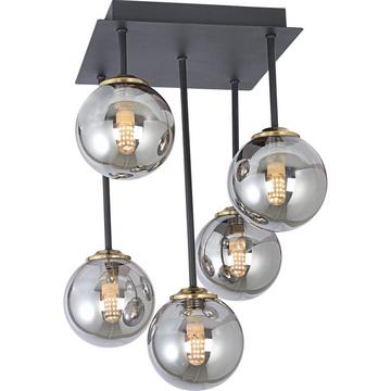 Deckenleuchte Jorge Metall  matt 5xG9