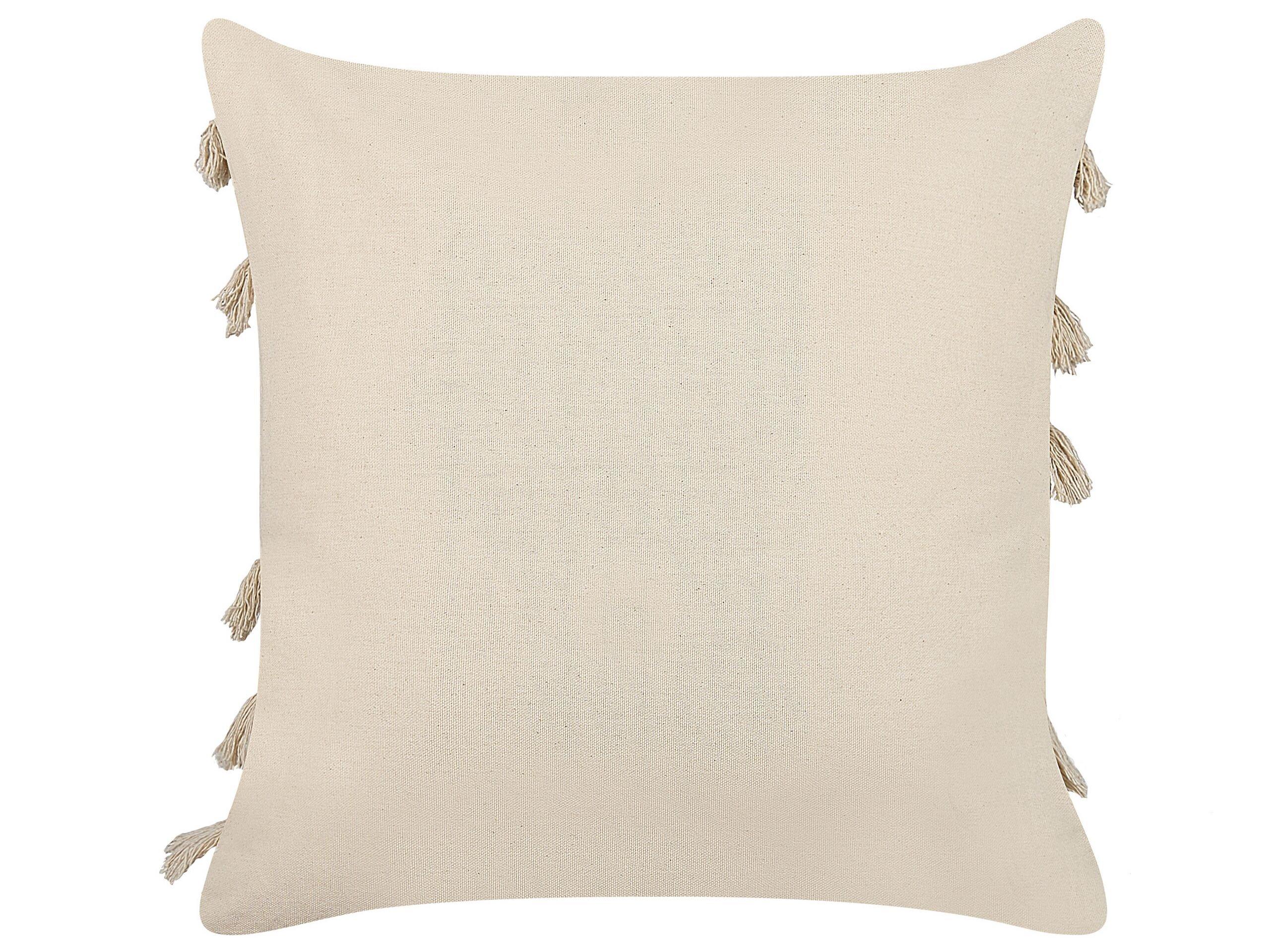 Beliani Coussin en Coton Boho PLEIONE  