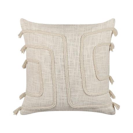 Beliani Coussin en Coton Boho PLEIONE  