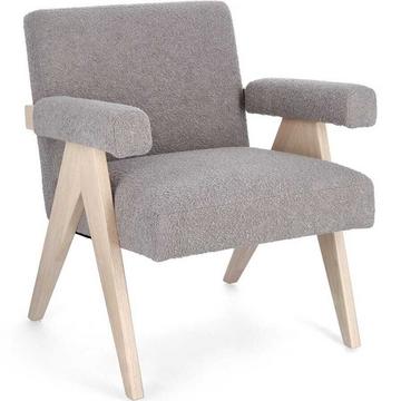 Fauteuil Faiza taupe