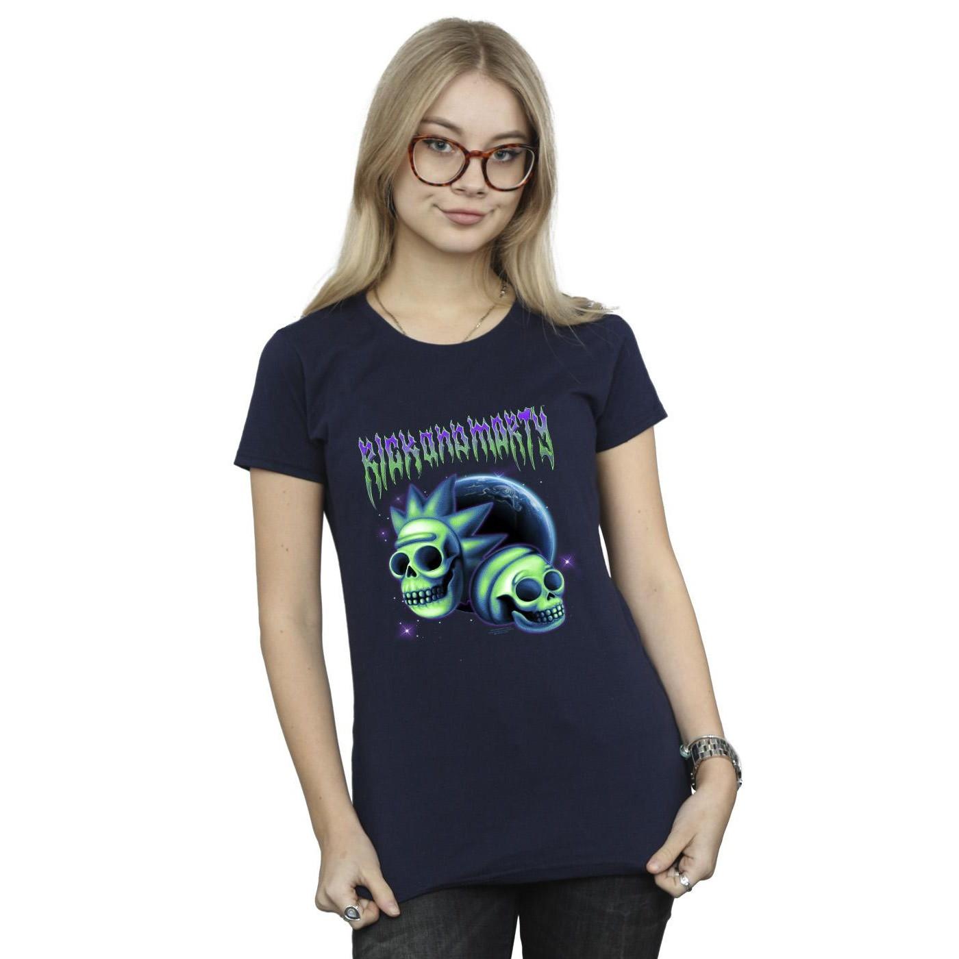 Rick And Morty Rick and Morty Skulls Imprimé T-Shirt  