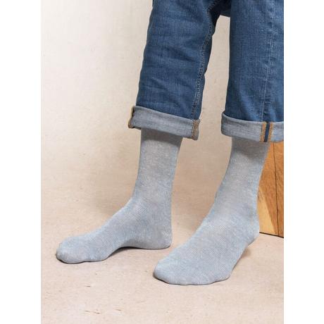 BLEU FORET  Leinen/Baumwolle Socken 