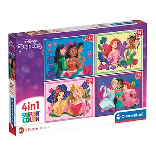 Clementoni  Puzzle Princess 4in1 (12,16,20,24) 