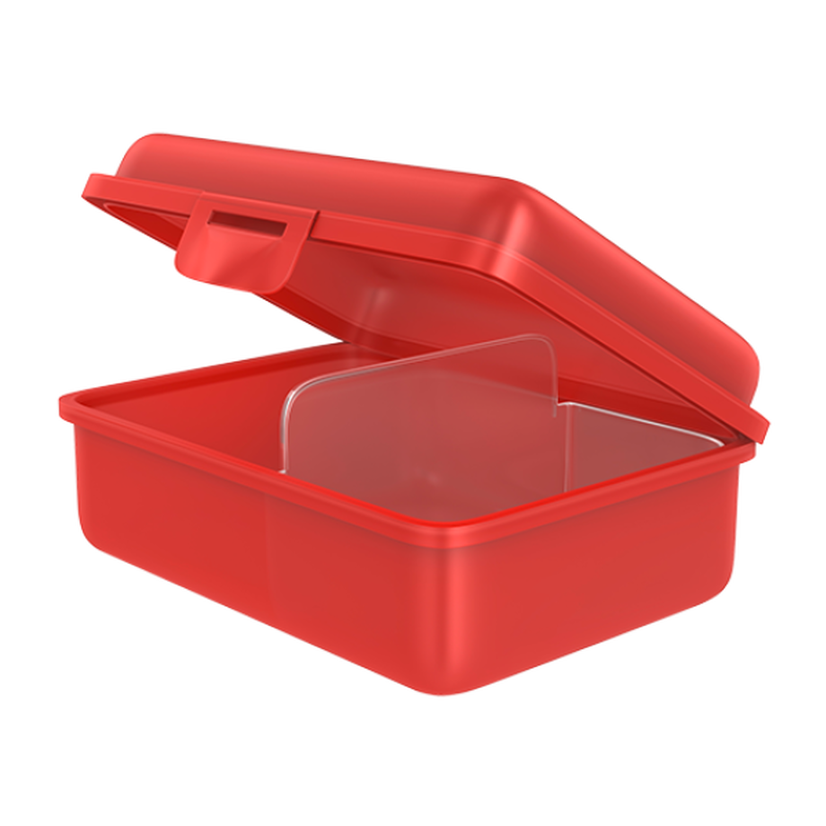 fizzy Fizzii Lunchbox mit Trennfach, Herzen  