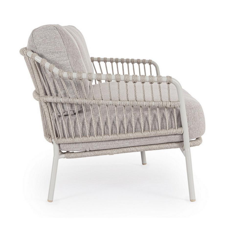 mutoni Gartensofa 2-Sitzer Talaia frostig  