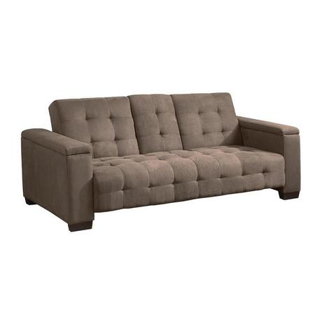 Vente-unique Schlafsofa Klappsofa 3Sitzer Microfaser DEVONSHIRE  
