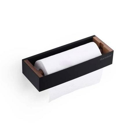 Forster Home Portarotolo da cucina magnetico noce  