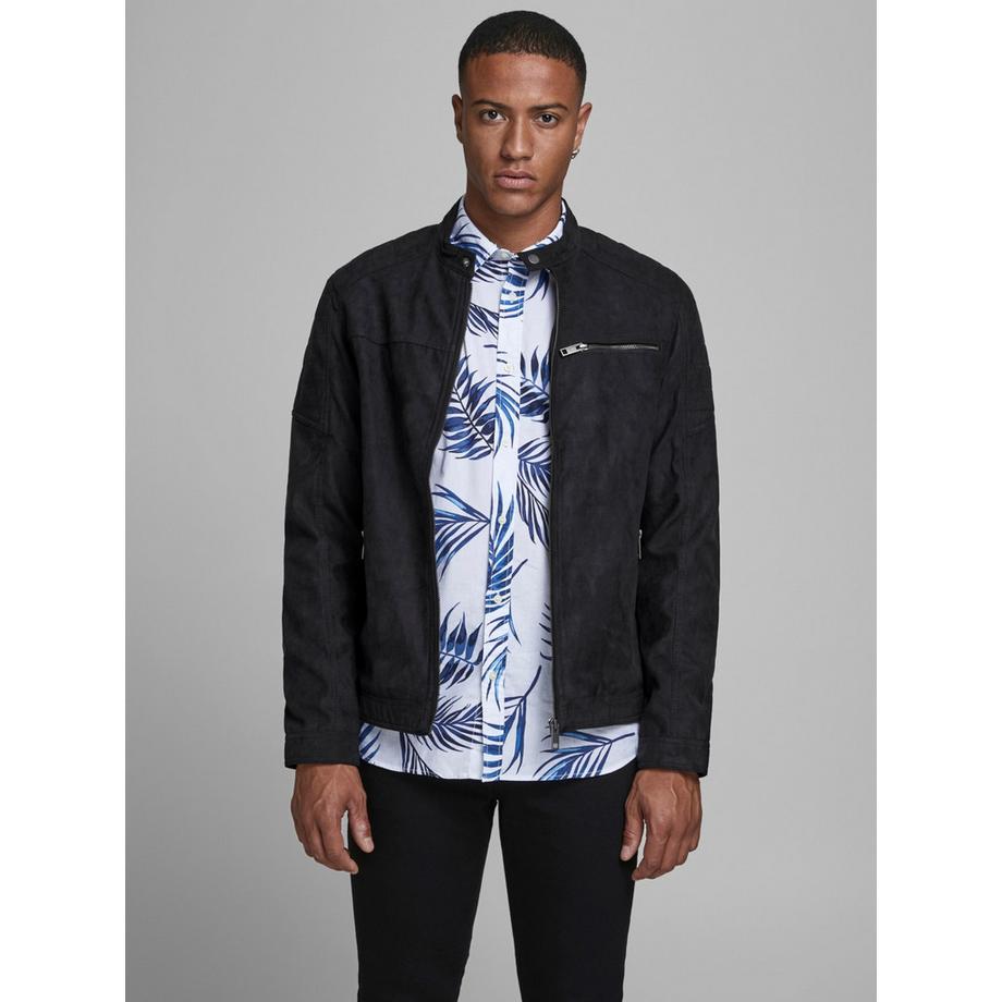 JACK & JONES Jjerocky Jacket Noos Aspect Cuir  